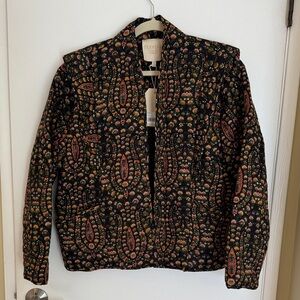 Black Multicolor Women's Jacket